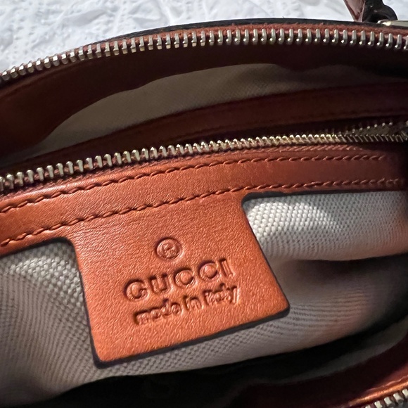 Gucci Monogram Web Mayfair Top Handle Satchel Crossbody Two Way Shoulder Bag - Picture 3 of 16